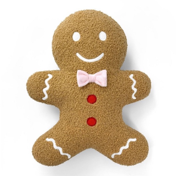 Gingerbread man pillow and gingerbread house pillow bundle NEW Christmas decor - Picture 6 of 7